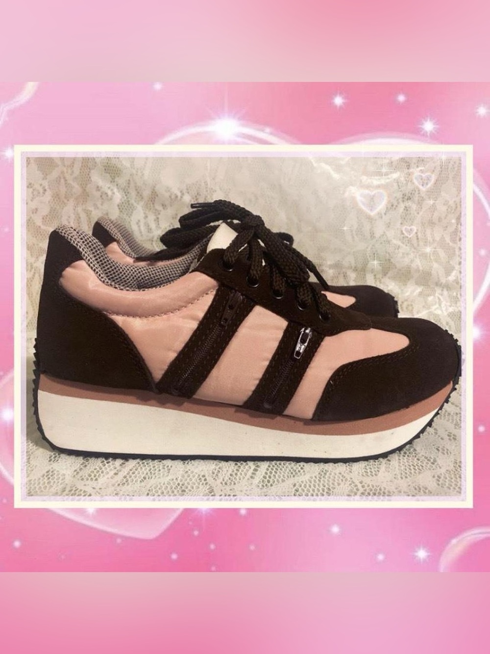 Vintage 90s Y2K Chunky Platform Soda Sneakers